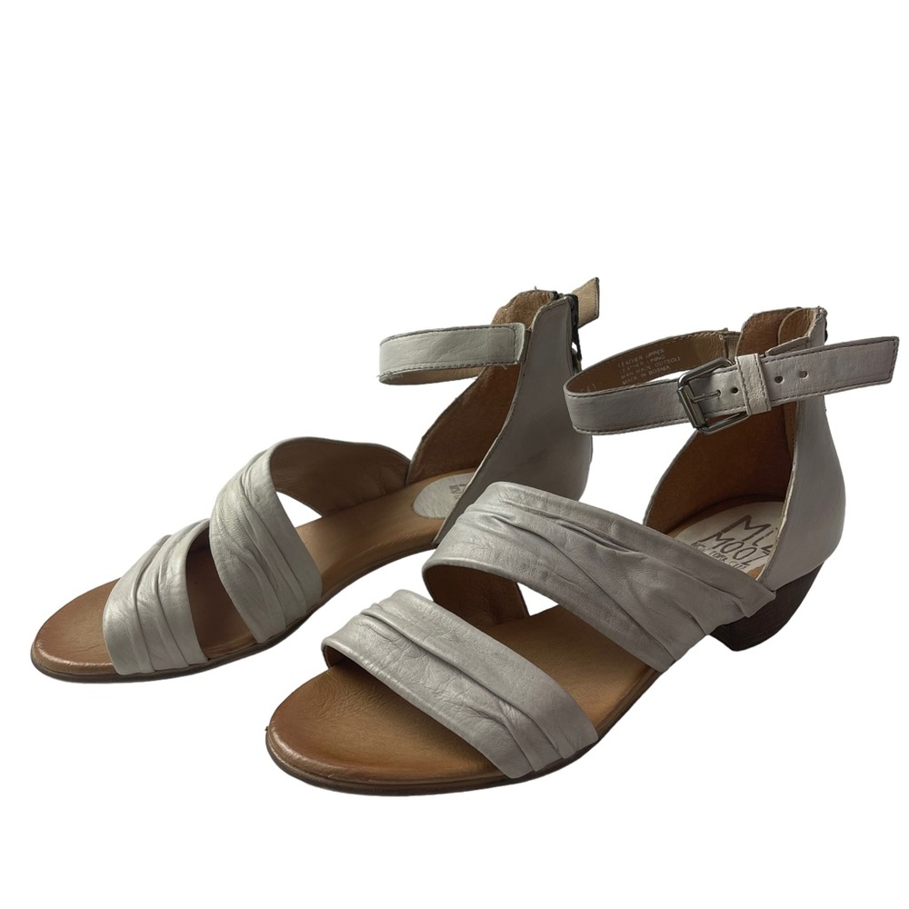 Miz Mooz Cassie Leather Heeled Sandals Sz. 41 W (US 8) - Picture 2 of 11